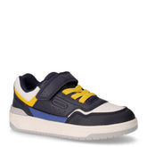 Sprintye sneaker in ecopelle bambino navy giallo bianco | Boscaini Scarpe