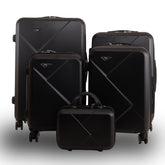 Set valigie rigide da 5 pezzi nero | Boscaini Scarpe