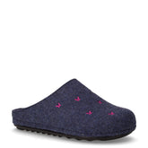 Pila ciabatta in tessuto con farfalle blu fuxia | Boscaini Scarpe