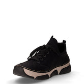 Sneaker in ecopelle e tessuto nero | Boscaini Scarpe