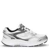 Go run consistent 2.0 -Hi Light sneaker running in tessuto mesh traspirante e ecopelle ragazzo bianco grigio | Boscaini Scarpe