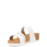 Ciabatta con zeppa bianco | Boscaini Scarpe