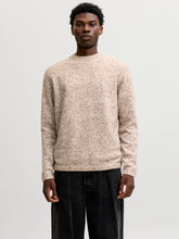 Maglione girocollo in cotone beige | Boscaini Scarpe