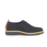 Mocassino sportivo in tessuto nero | Boscaini Scarpe
