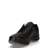 Stringata sportiva in pelle nero | Boscaini Scarpe