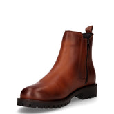 Stivaletto in pelle con zip brandy | Boscaini Scarpe