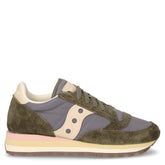 Jazz Triple sneaker in pelle e tessuto blu grigio verde | Boscaini Scarpe