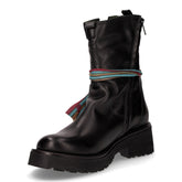 Stivaletto con zip in pelle nero | Boscaini Scarpe