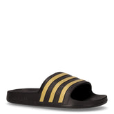 Adilette Aqua ciabatta in gomma nero oro | Boscaini Scarpe