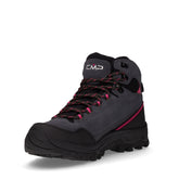Myzar mid scarpa da trekking in pelle e tessuto grigio fuxia | Boscaini Scarpe