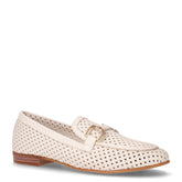 Mocassino in pelle bianco marshmallow | Boscaini Scarpe