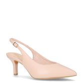 Slingback in ecopelle con tacco rosa | Boscaini Scarpe