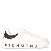 Sneaker in pelle ed ecopelle bianco nero | Boscaini Scarpe