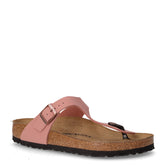 Gizeh ciabatta in pelle rosa | Boscaini Scarpe