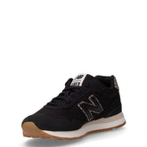 515 sneaker in tessuto e camoscio con dettagli animalier nero | Boscaini Scarpe