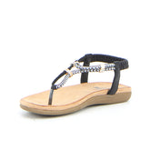 Sandalo infradito nero | Boscaini Scarpe