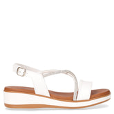 Sandalo con zeppa bianco | Boscaini Scarpe