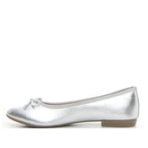 Ballerina con fiocco silver | Boscaini Scarpe