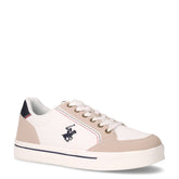 Lyncon Mix sneaker in tessuto bianco beige | Boscaini Scarpe
