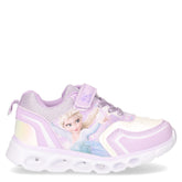Sneaker bambina in ecopelle con luci lilla | Boscaini Scarpe