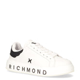 Sneaker in pelle e ecopelle bianco nero - RICHMOND | Boscaini Scarpe