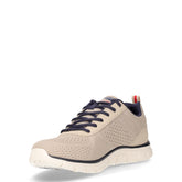 Track Leshur sneaker in tessuto taupe navy | Boscaini Scarpe