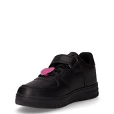 Sneaker in ecopelle con stampe bambina nero | Boscaini Scarpe