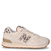 574 nsneakers in pelle scamosciata con dettagli animalier sea | Boscaini Scarpe
