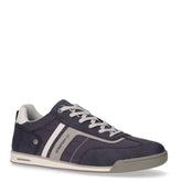 Sneaker in tessuto ed ecopelle navy | Boscaini Scarpe