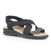 Sandalo comfort nero - Comfort Donna | Boscaini Scarpe