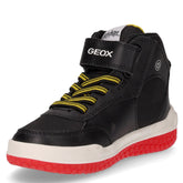 Buzzerlight sneaker bambino in tessuto ed ecopelle nero | Boscaini Scarpe