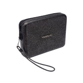 Necessaire Glitter pochette black | Boscaini Scarpe