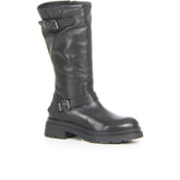 Stivale con zip nero | Boscaini Scarpe