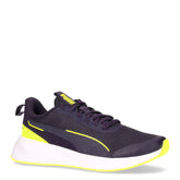 Flyer 3 sneaker ragazza in ecopelle e tessuto navy limone | Boscaini Scarpe