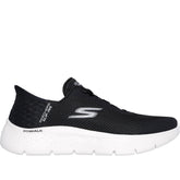 Go Walk Flex Grand Entry sneaker black white | Boscaini Scarpe