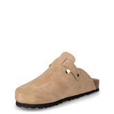 Ciabatta in pelle mandorla | Boscaini Scarpe