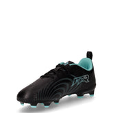 Future 9 Play FG/AG JR scarpa da calcio in ecopelle nero azzurro | Boscaini Scarpe