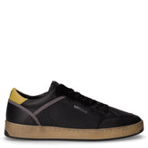 Giovi LTX2 sneaker in ecopelle nero ocra | Boscaini Scarpe