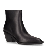 Camperos in pelle con tacco nero | Boscaini Scarpe