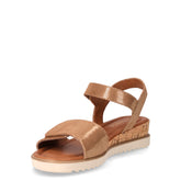 Sandalo in tessuto bronzo | Boscaini Scarpe