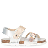 Aria sandalo da bambina argento | Boscaini Scarpe
