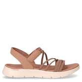 Go Walk Flex sandalo sportivo in tessuto tanno | Boscaini Scarpe