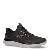 Summits top rate sneaker slip ins in tessuto nero grigio | Boscaini Scarpe