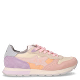 Stargirl Mix Colors sneaker bambina in pelle e tessuto bianco panna | Boscaini Scarpe