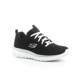 Graceful Get Connected sneaker black white - SKECHERS DONNA | Boscaini Scarpe