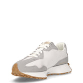 327 sneaker in pelle e tessuto grigio bianco | Boscaini Scarpe