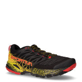 Akasha II scarpa da trail running in mesh e pu nero giallo - Scarpe Trail Running Uomo | Boscaini Scarpe