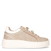 Sneaker in ecopelle beige | Boscaini Scarpe