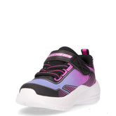 Microspec Advance Oasis Point sneaker in tessuto bambina nero lilla fuxia | Boscaini Scarpe
