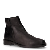 Stivaletto in pelle con zip nero | Boscaini Scarpe